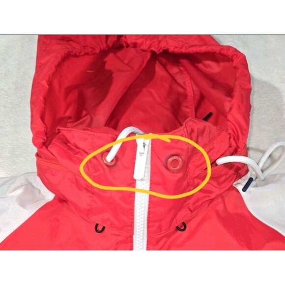 Nike Sportswear Windrunner Full Zip Hooded Jacket Mens Small Red White Blue - Picture 12 of 16